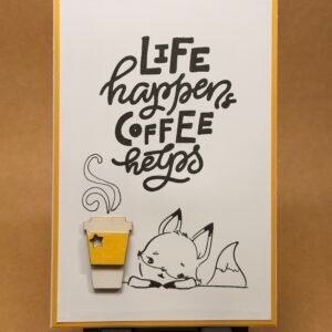 Life & Coffee- yellow 2