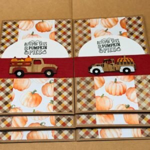 Fall Trucks- set of 6