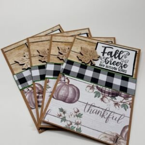 Fall Breeze Wood Leaf- set of 4