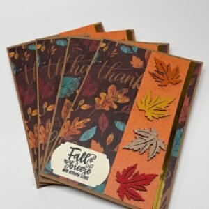 Fall Woodchip Leaves- set of 4
