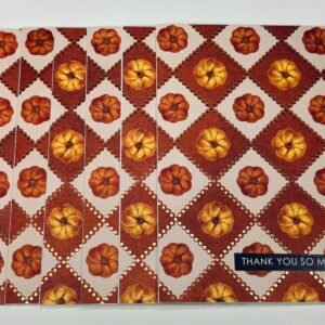 Pumpkins Gold Foil- set of 6