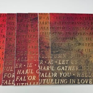 Fall Words- set of 6