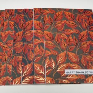 Fall Leaves Gold Foil- set of 6